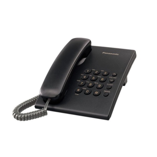 Panasonic KXTS-500 Black Corded Landline Phone